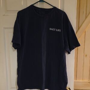 Salt Life Men's Dark Blue Short Sleeve Tee